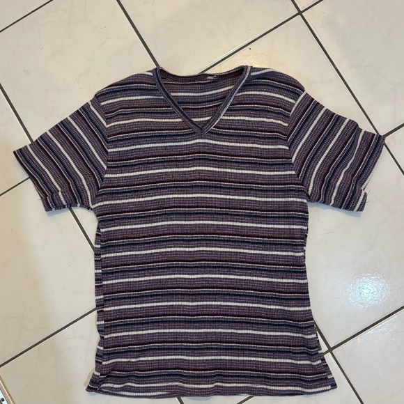 vintage 90s tshirt striped * accepting offers - Picture 1 of 5